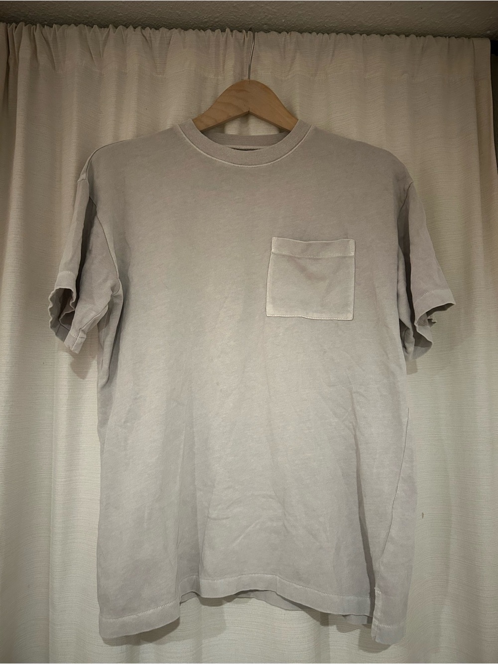 Madewell Light Grey Pocket Tee